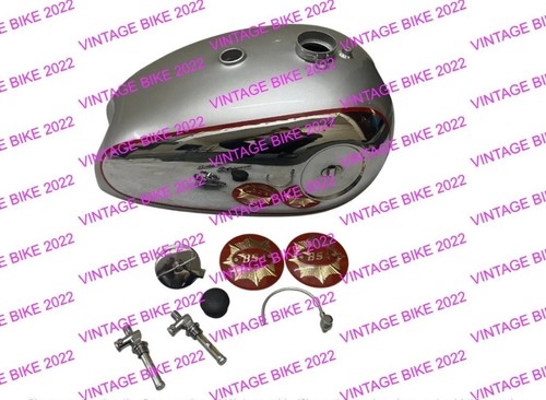 Bsa goldstar chrome silver - bsa, &