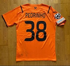 maillot foot porté Match worn shirt Maglia Trikot Unwashed Shakhtar Donetsk