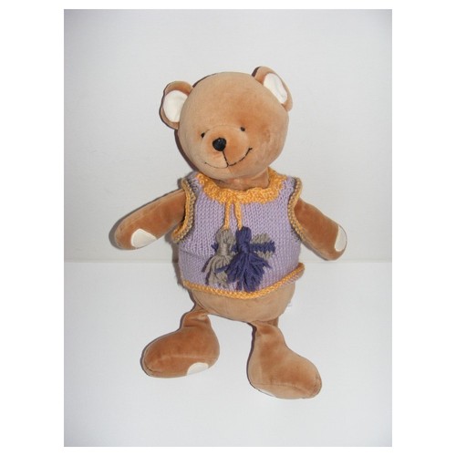 Doudou ours marron - , pull