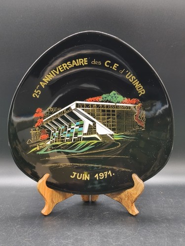 Assiette longwy émaux fond - émaux,