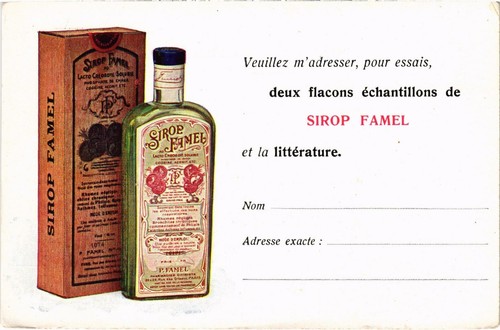 Advertisement sirop famel - pc,