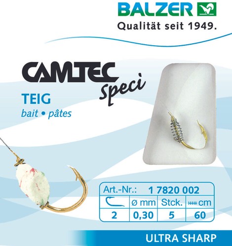 Carnet hameçons montés