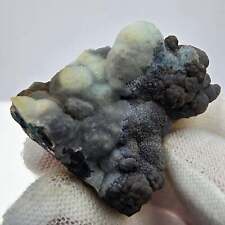 Spécimen rare de Shattuckite avec cristaux boule bleu Kaokoveld, Namibie