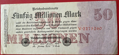 15308 allemagne billet - billet, 50