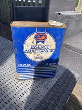 Rare ancien bidon huile  EUROMARCHE