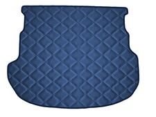 Matelassé Cuir éco BLEU FONCÉ Tapis coffre pour Mazda 6 liftback H/B 2002-2007