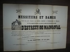 AFFICHE FUNERAIRE FUNERAILLES