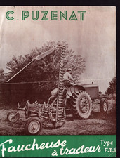 BOURBON-LANCY (71) USINE d'INSTRUMENTS AGRICOLES / FAUCHEUSE "C. PUZENAT" Tract