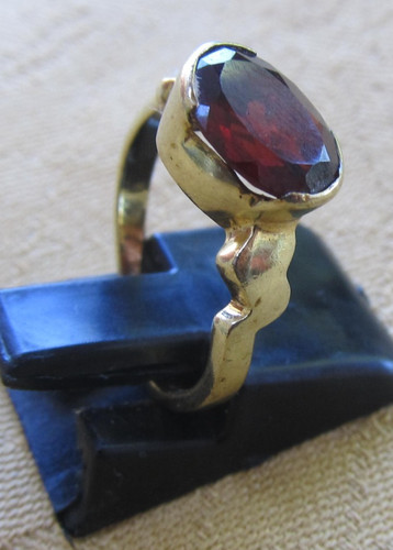 Bague vermeil cabochon - bague,