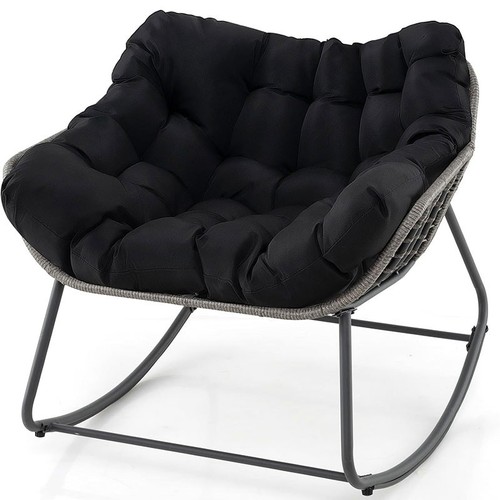 Fauteuil berçant rotin - fauteuil,