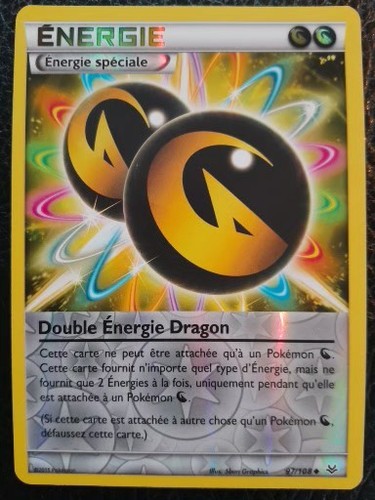Carte pokemon double energie - carte,