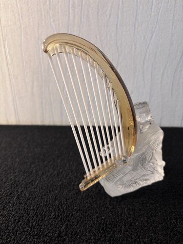 Musicien harpe cristal de - harpe, en