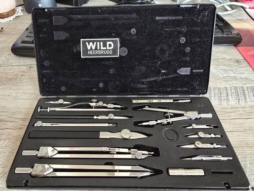 Wild heerbrugg set - set, compas