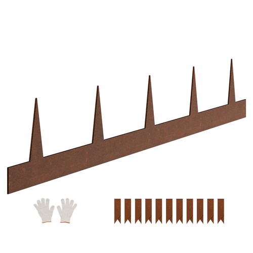 Bordure paysager jardin acier - bordure,