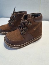 Chaussures bébé cuir bleu Kickers