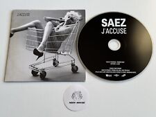 Saez - J’Accuse - Promo CD - 2010
