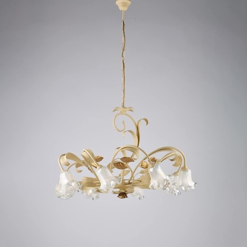 Lustre classique fer forgé - lustre,