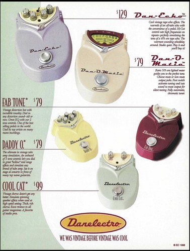 Danelectro distortion pedal - distortion, ad