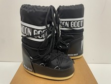 Moon Boot Icon Nylon Noir EU 27/30 – Bottes Après-Ski Enfant Unisex
