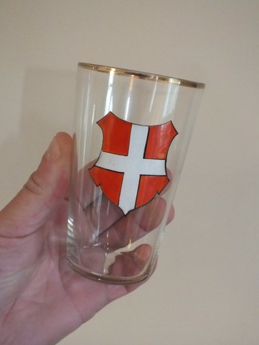 Ancien verre émaillé - ,