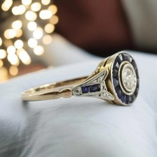 Bague de fiançailles art