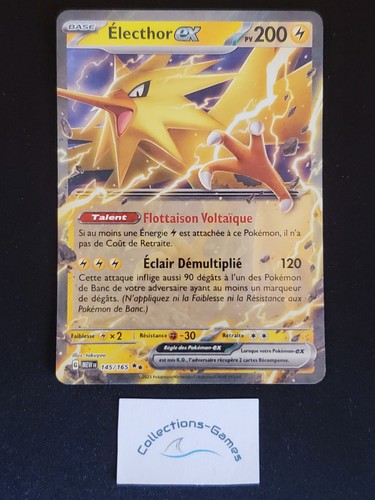 Carte pokémon electhor - carte,