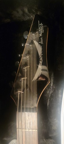 Dean flying electric guitar - v,