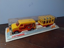 MAJORETTE FOURGON VAN + REMORQUE ANIMAUX SÉRIE 300