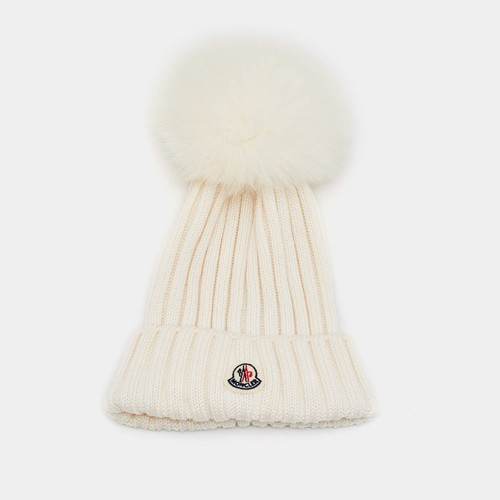 Bonnet tricot côtelé à - en,