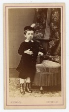 CDV PHOTO, un garçon en