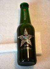 HEINEKEN glass bottle Ed Banger 2013 Bouteille verre Collector 33 cl pleine