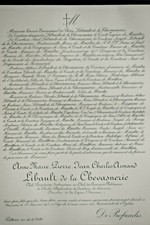 LIBAULT CHEVASNERIE Saumur Maistre FAIRE PART Medolago Albani Menthon 1900