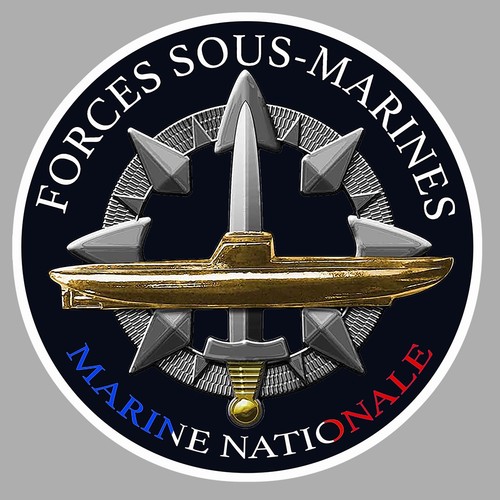 Sticker marine nationale - nationale, force