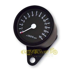 Compte-Tours Noir Électronique Ø60 MM 15.000 RPM cafe racer scrambler Moto