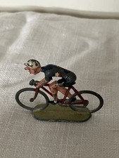 SUPERBE CYCLISTE MÉTAL VINTAGE SALZA EQUIPE NATIONALE FRANÇAISE