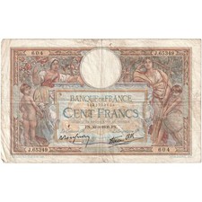 [#393234] Frankreich, 100 Francs, Luc Olivier Merson, 1939, J.65349, S+, Fayette