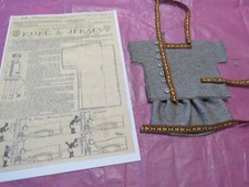 kit vêtement poupée BLeuette de la semaine de suzette février 1927