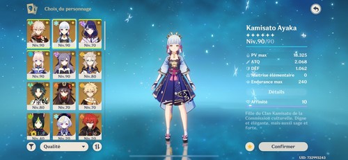 Compte genshin impact ar - compte,