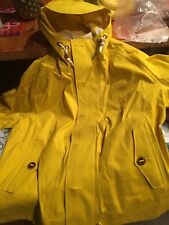 NWT Polo Ralph Lauren Hooded Rain Coat Yellow Men Size L