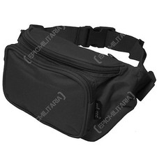 NEUF toile noire Sac de taille