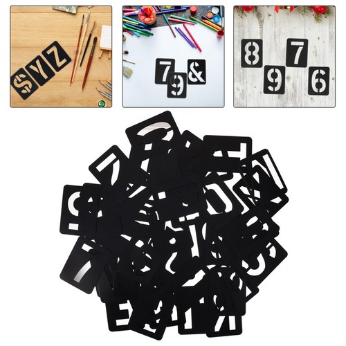 Pochoir lettres pour la - de,