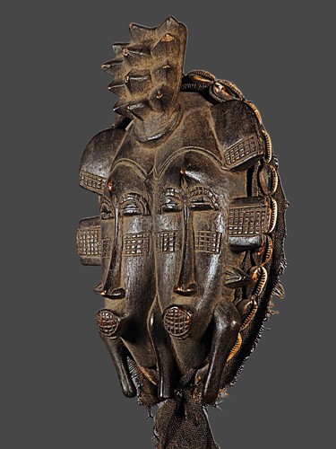 Art africain ancien masque - ancien,