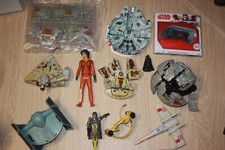 STAR WARS Lot de vaisseaux Figurines robots Micro Popz Leclerc etc..  - Hasbro -