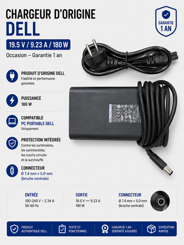 Chargeur origine dell - d’origine,