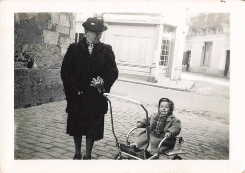 Ancienne photo 1950 - une, femme