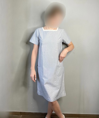 Robe rayée coton - en, pour