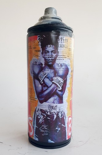 Spaco signé basquiat boxe - signé,