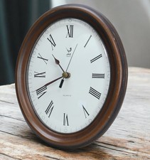 JAZ  Pendule Horloge Vintage murale  Made in France  (Réf#G-558)