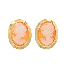 Jaune coque grand boucles - grand,