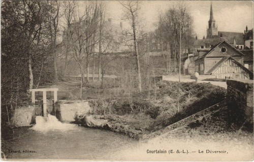 Cpa courtalain deversoir - le,